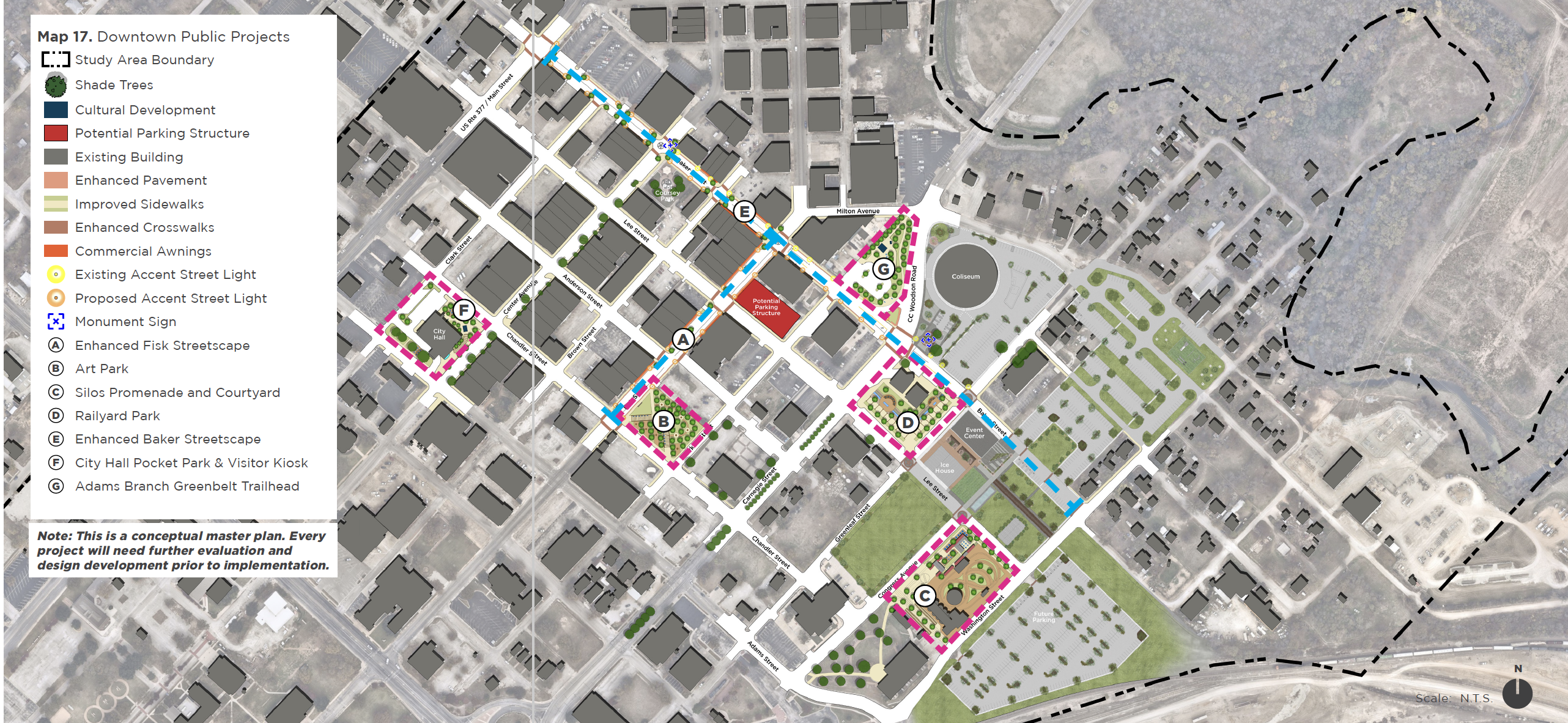 Downtown Public Project Map
